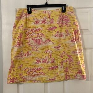 Vintage Town Toiles Skirt size 14 waist 34” flat length 21”